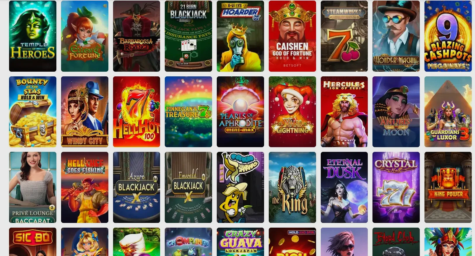 Luckygem online casino spelaanbod